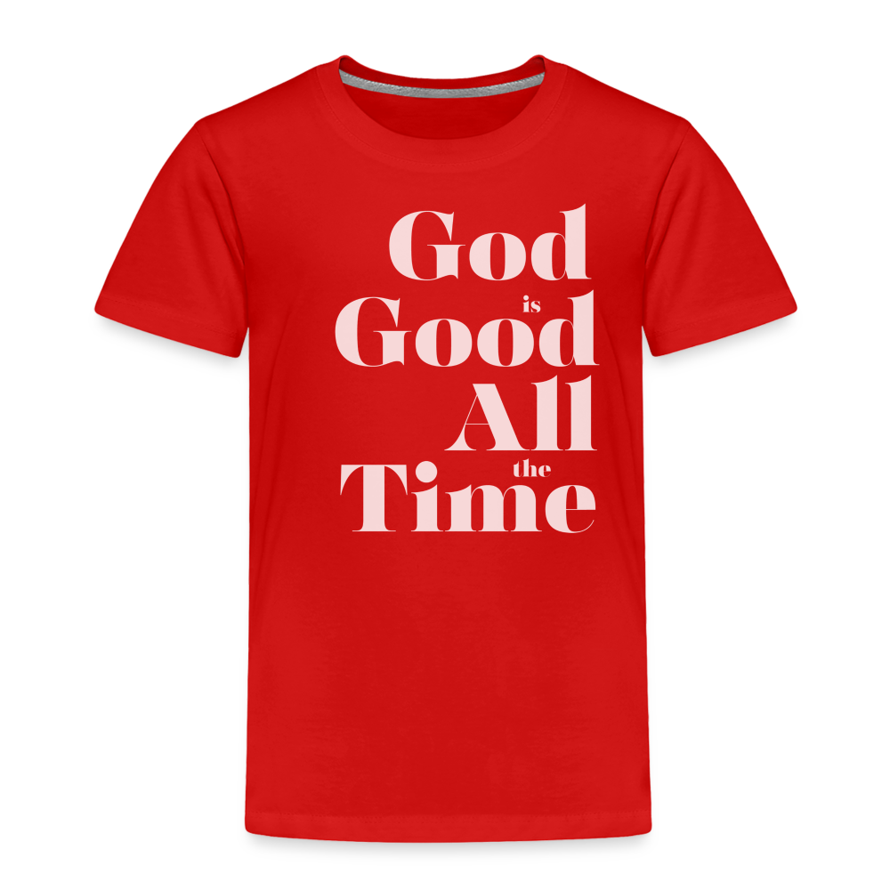 God is Good Toddler Premium T-Shirt - red