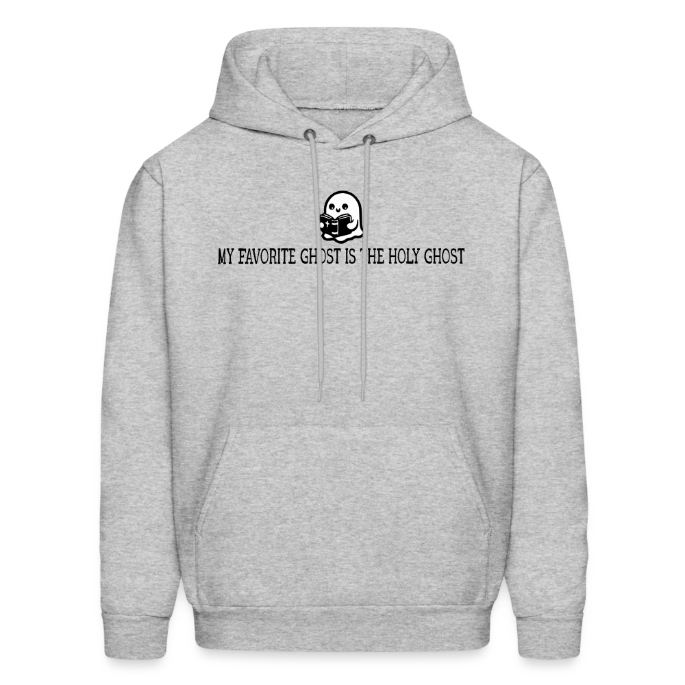 My Favorite Ghost is the Holy Ghost (Bible) Men's Hoodie - heather gray