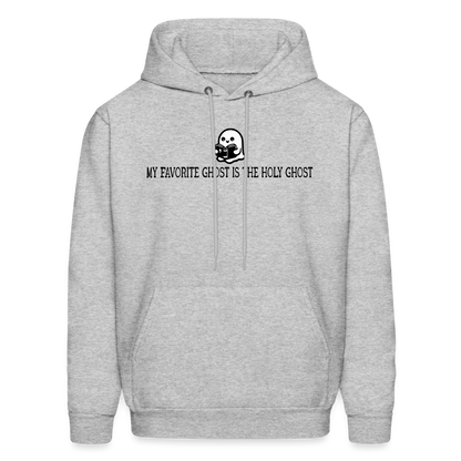 My Favorite Ghost is the Holy Ghost (Bible) Men's Hoodie - heather gray