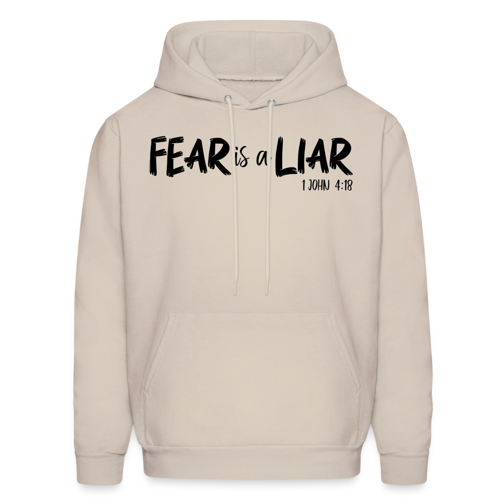 Fear is a Liar Men's Hoodie - Sand