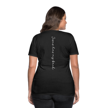 Jesus has My Back Women's T-Shirt - black