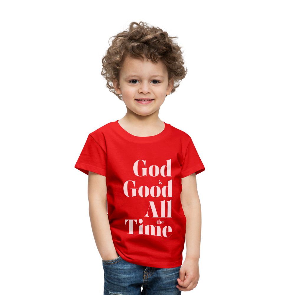 God is Good Toddler Premium T-Shirt - red