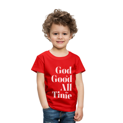 God is Good Toddler Premium T-Shirt - red