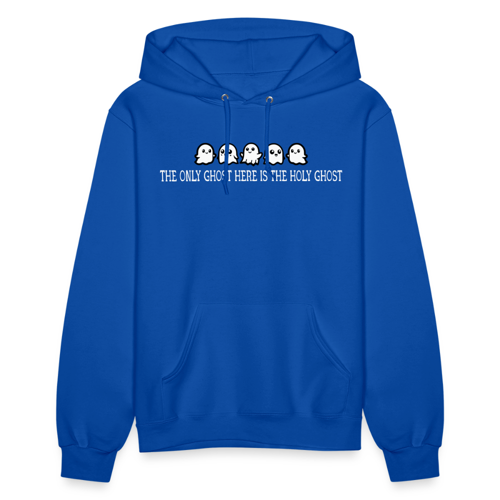 The Only Ghost Here is the Holy Ghost (W) Women's Hoodie - royal blue