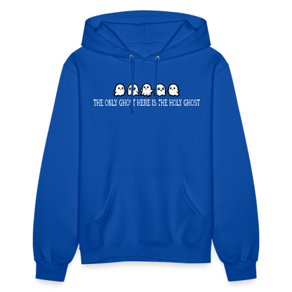 The Only Ghost Here is the Holy Ghost (W) Women's Hoodie - royal blue