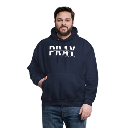 Pray Without Ceasing (W) Men's Hoodie - navy