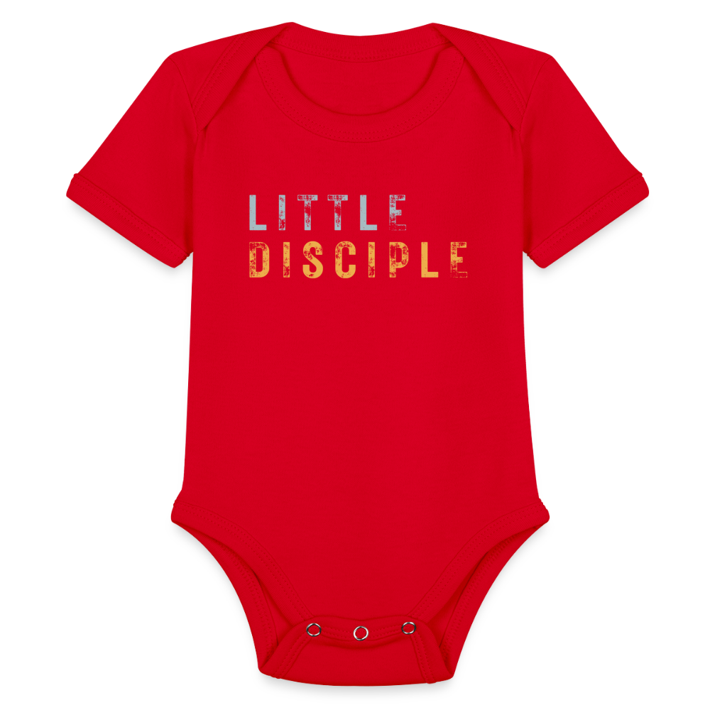 Little Disciple (Color) Baby Onesie Bodysuit - red