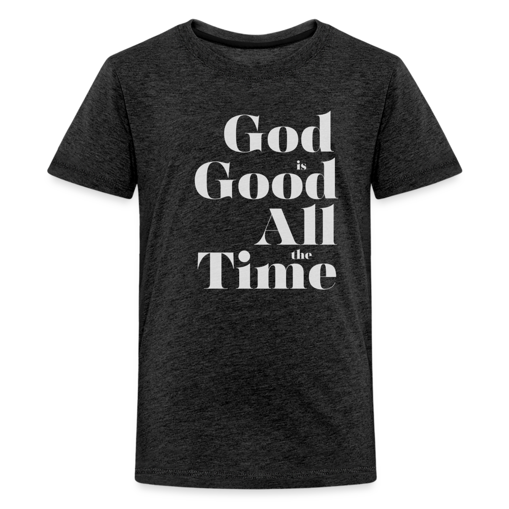 God is Good Kids' Premium T-Shirt - charcoal grey