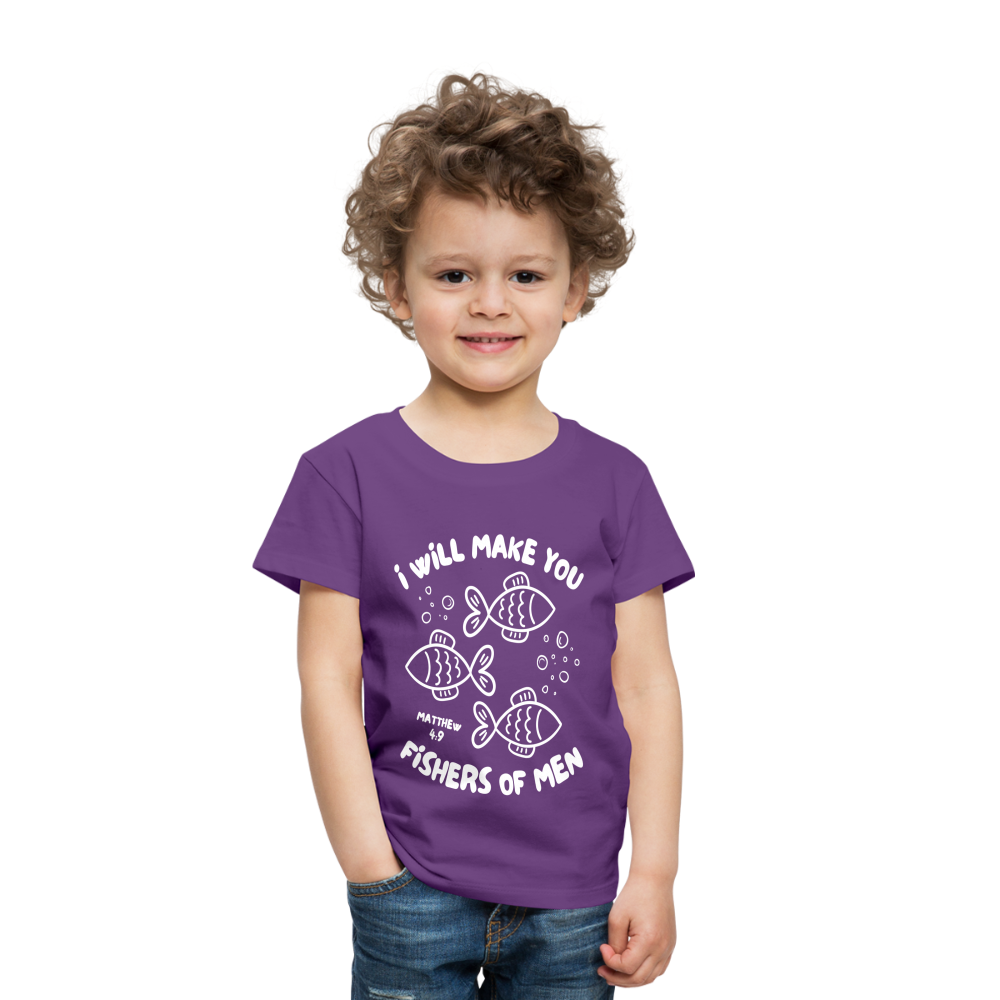 I Will Make You Fishers of Men (W) Toddler T-Shirt - purple