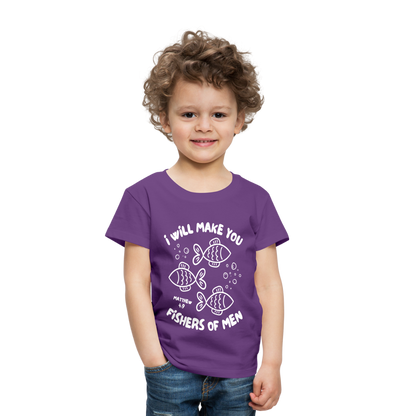 I Will Make You Fishers of Men (W) Toddler T-Shirt - purple