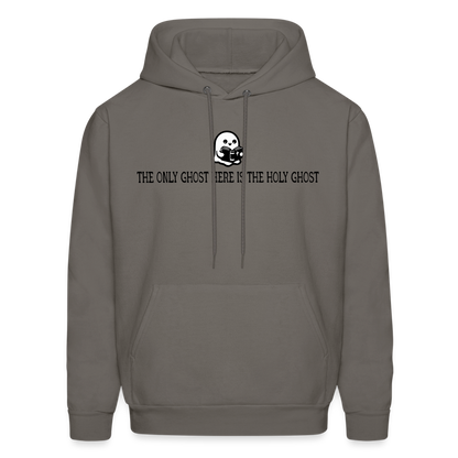 The Only Ghost Here is the Holy Ghost (Bible) Men's Hoodie - asphalt gray