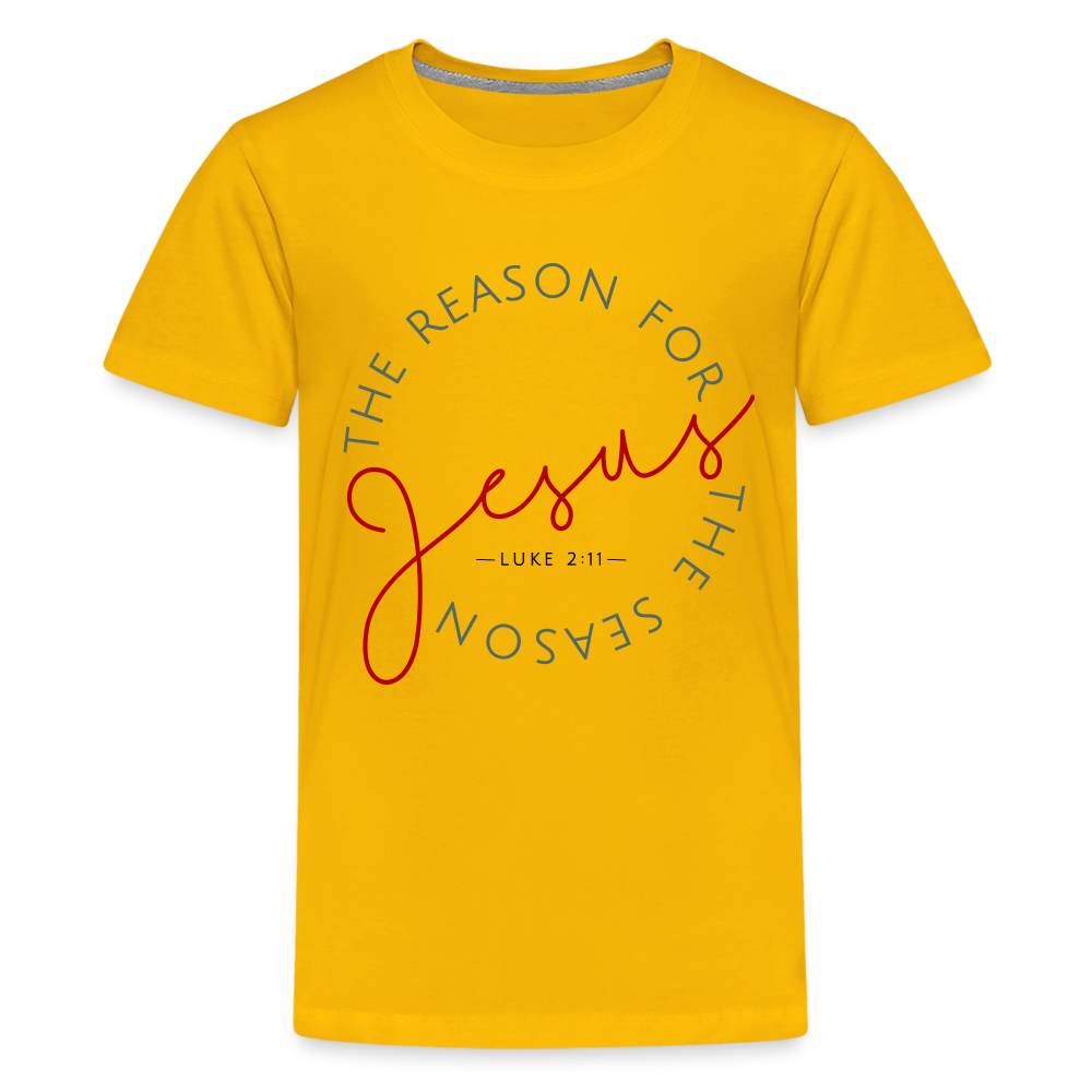 The Reason for the Season (Color) Christmas Kids' Premium T-Shirt - sun yellow