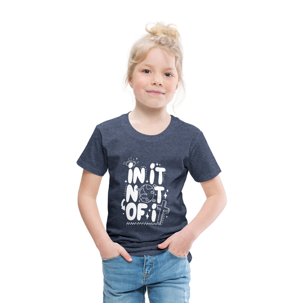 In It Not of It (W) Toddler T-Shirt - heather blue