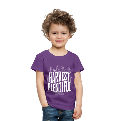 The Harvest is Plentiful (W) Toddler T-Shirt - purple