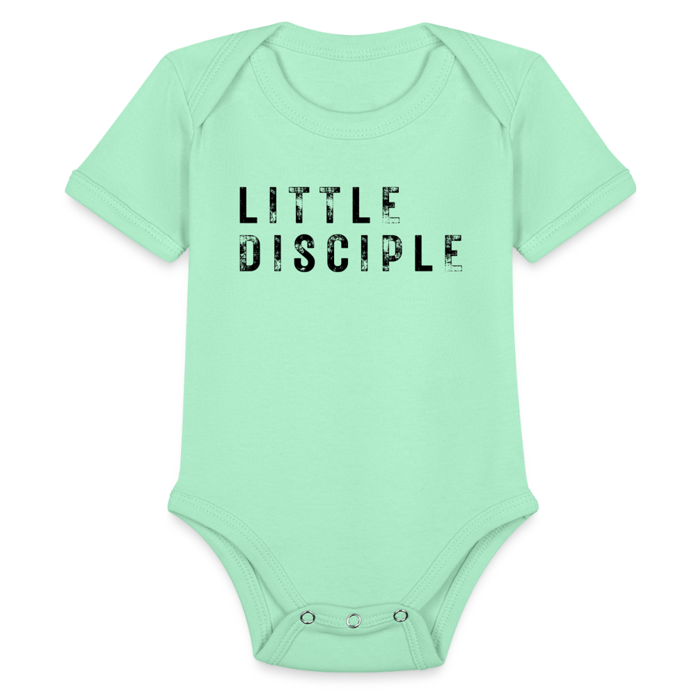 Little Disciple Baby Onesie Bodysuit - light mint