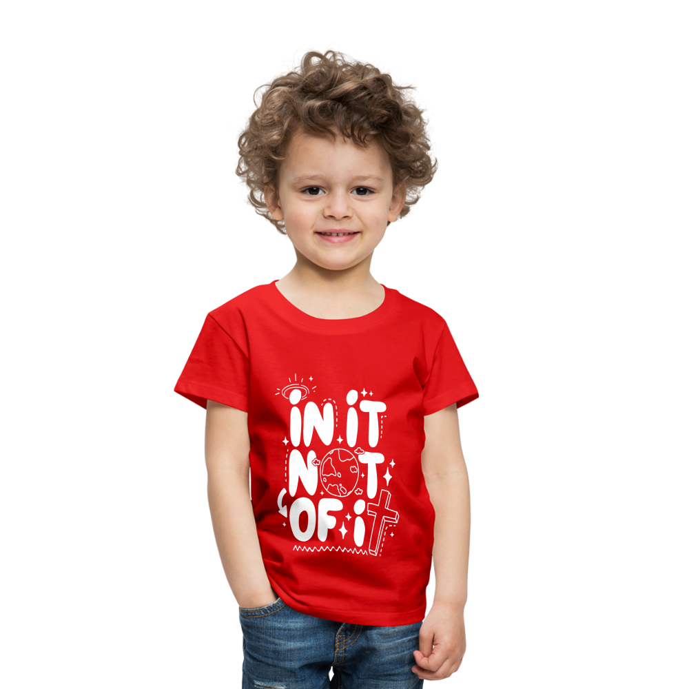 In It Not of It (W) Toddler T-Shirt - red