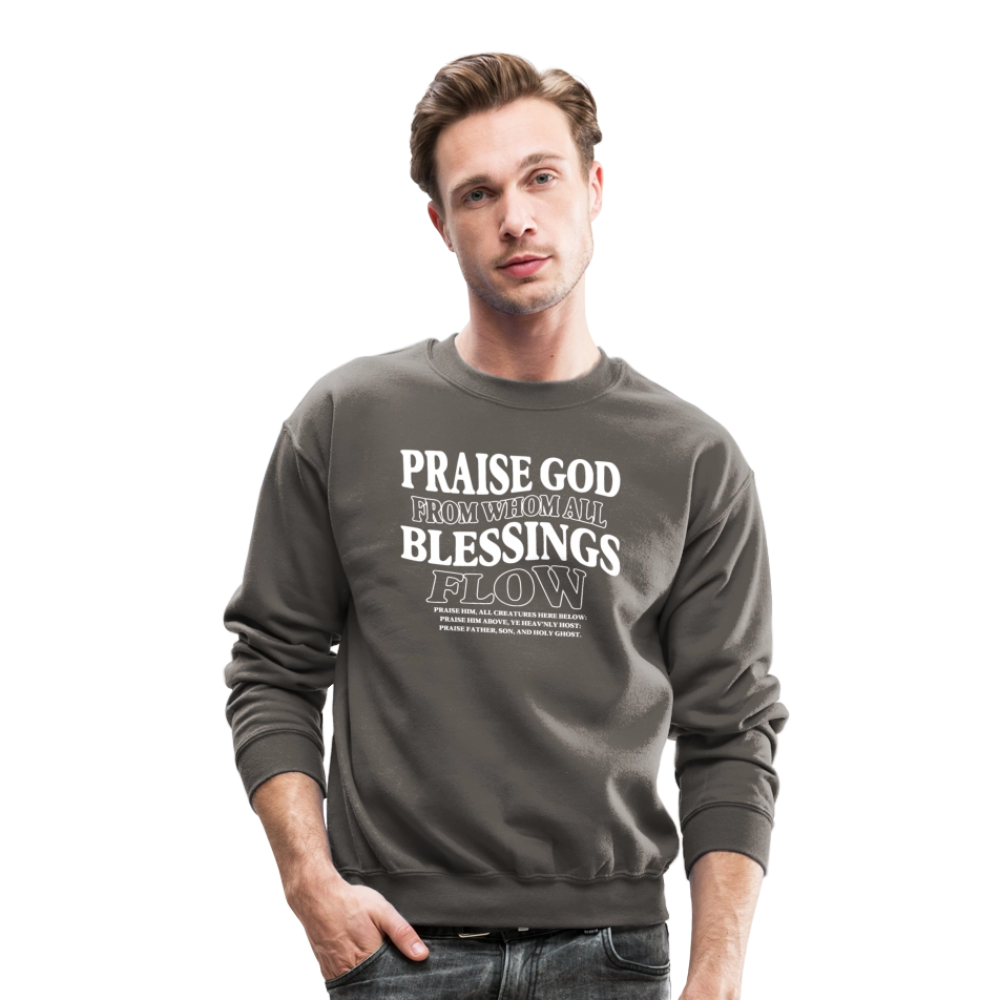 Praise God from Whom All Blessings Flow Men's Sweater - asphalt gray