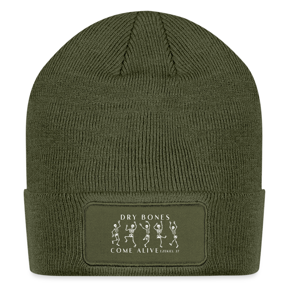 Dry Bones Come Alive Beanie - olive