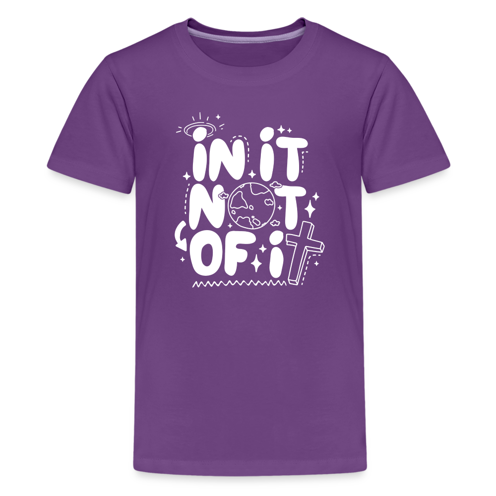 In It Not of It Kid's (W) T-Shirt - purple