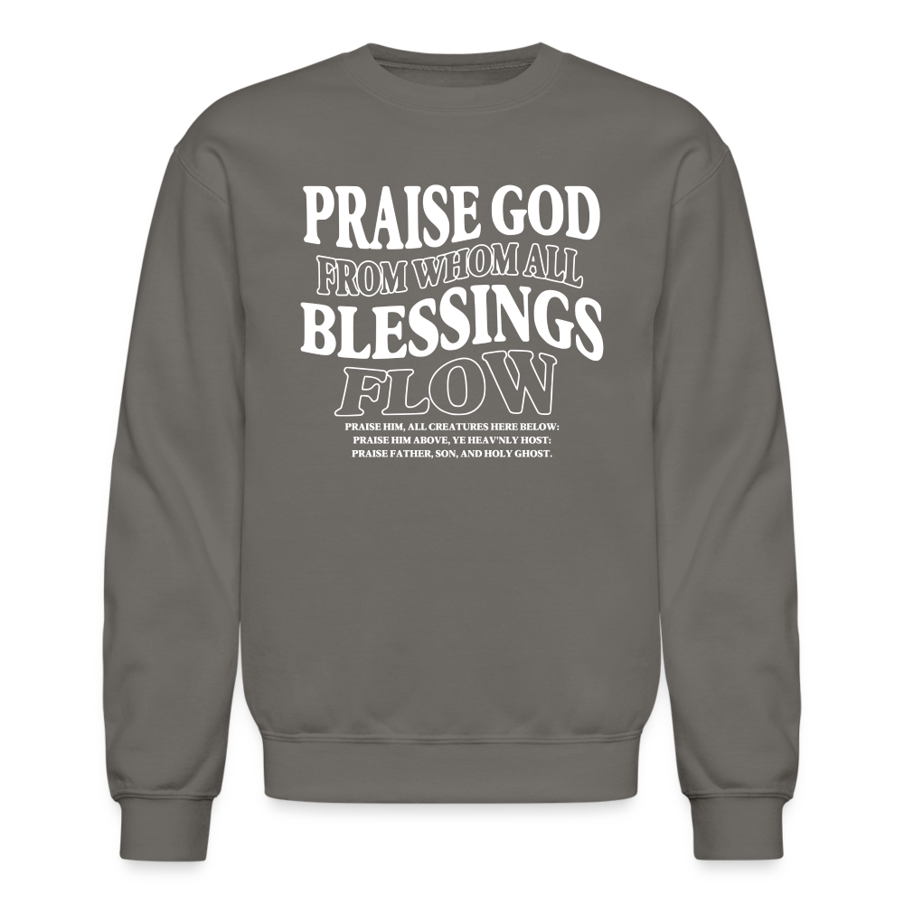 Praise God from Whom All Blessings Flow Men's Sweater - asphalt gray