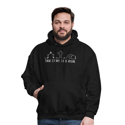 True Story He is Risen (W) Men's Sweater - black