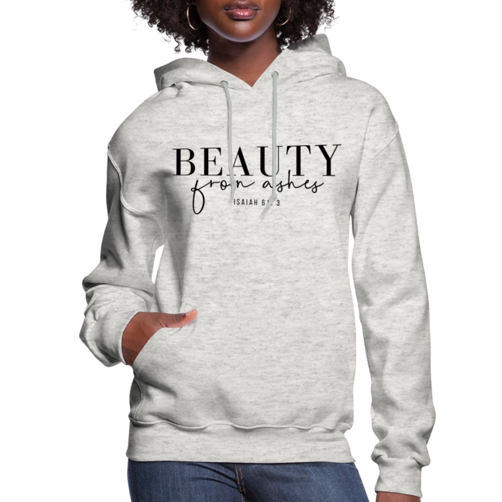 Beauty from Ashes Women's Hoodie - heather oatmeal