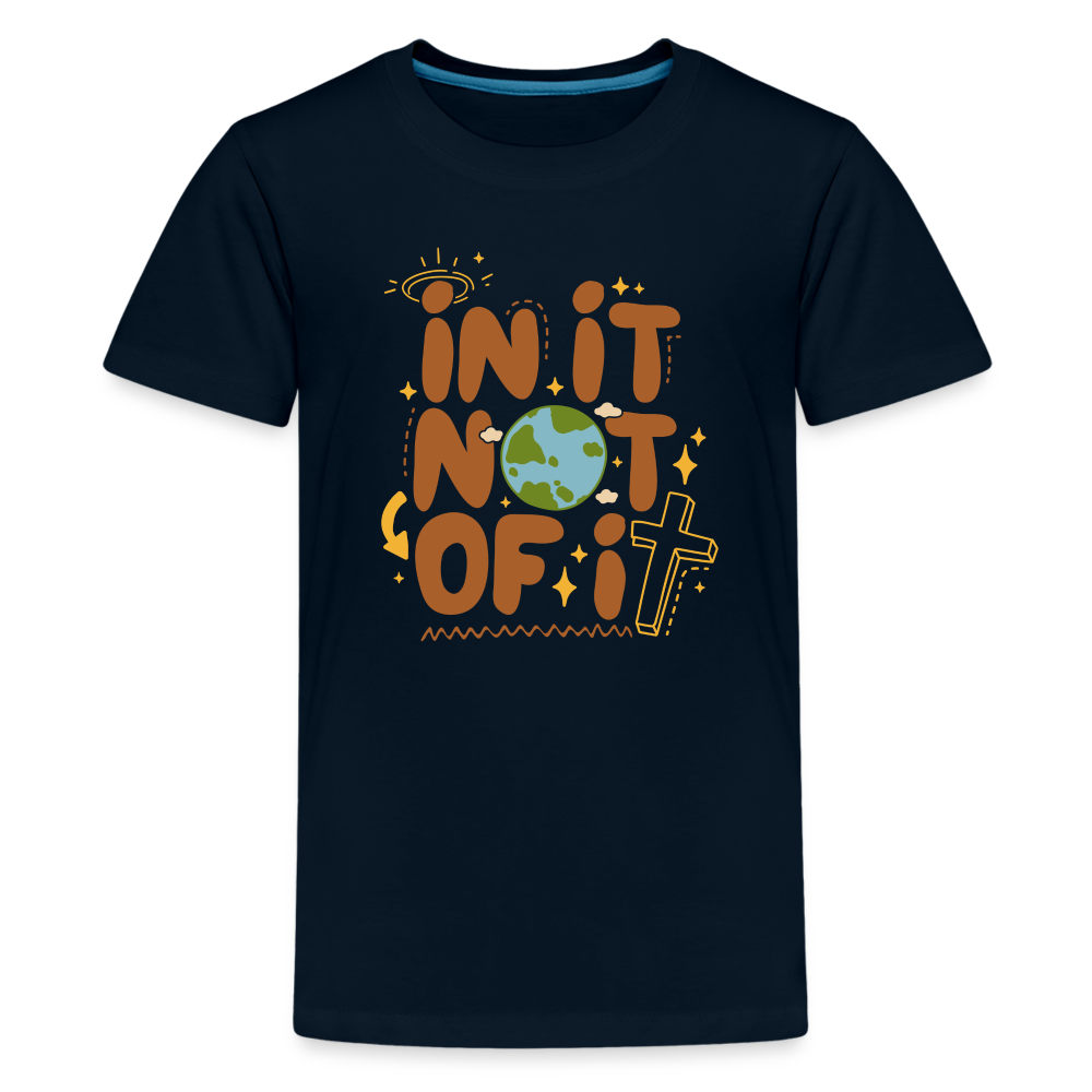 In It Not of It Baby Kid's T-Shirt - deep navy