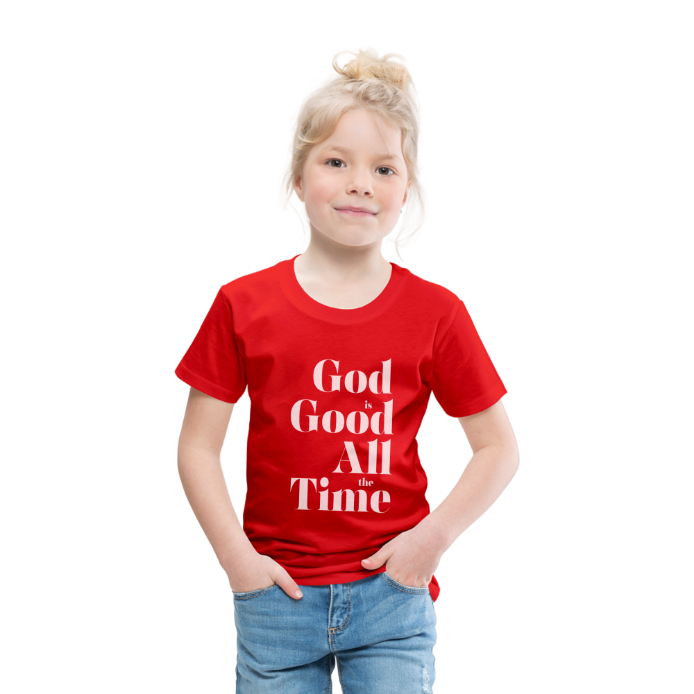 God is Good Toddler Premium T-Shirt - red