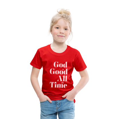 God is Good Toddler Premium T-Shirt - red