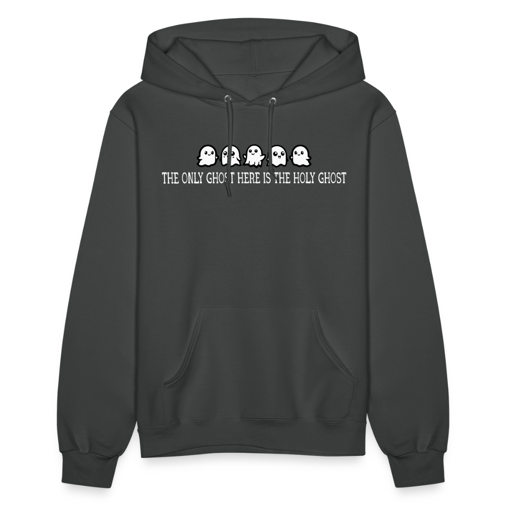 The Only Ghost Here is the Holy Ghost (W) Women's Hoodie - asphalt