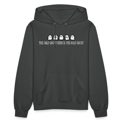 The Only Ghost Here is the Holy Ghost (W) Women's Hoodie - asphalt