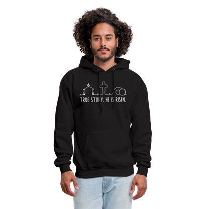 True Story He is Risen (W) Men's Sweater - black