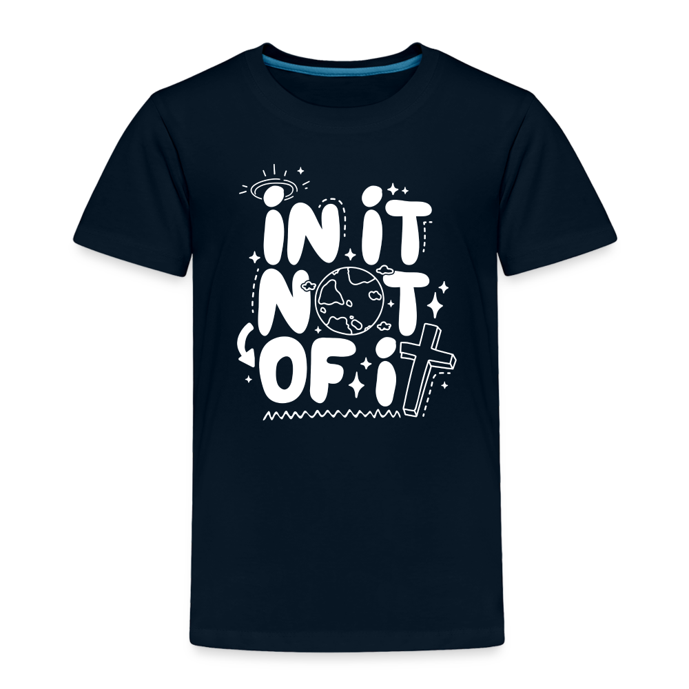 In It Not of It (W) Toddler T-Shirt - deep navy