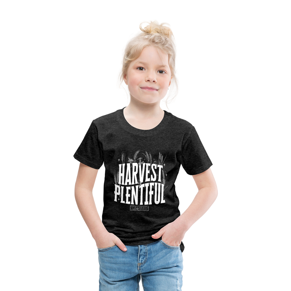 The Harvest is Plentiful (W) Toddler T-Shirt - charcoal grey