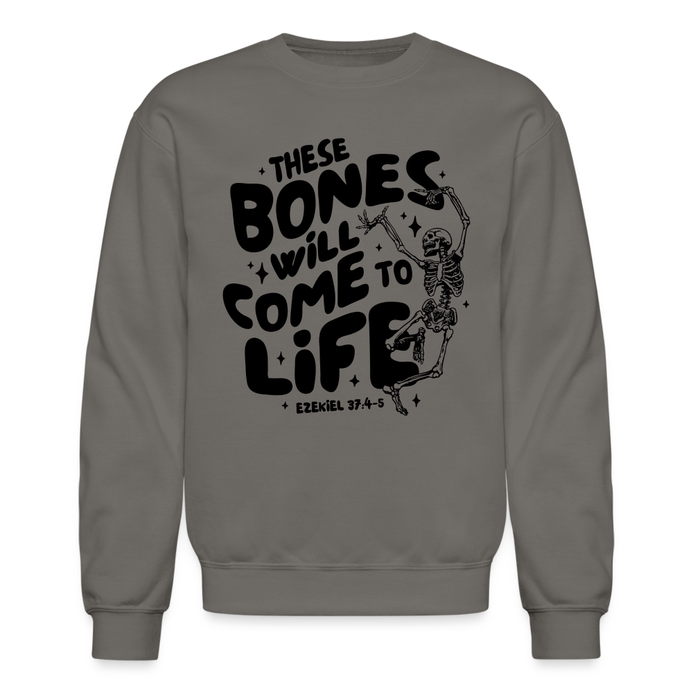 These Bones will Come to Life Men's Sweater - asphalt gray