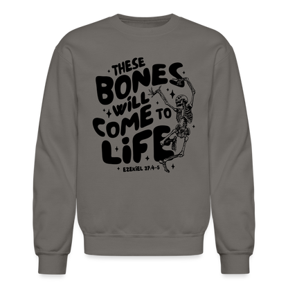 These Bones will Come to Life Men's Sweater - asphalt gray