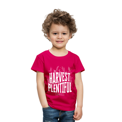 The Harvest is Plentiful (W) Toddler T-Shirt - dark pink