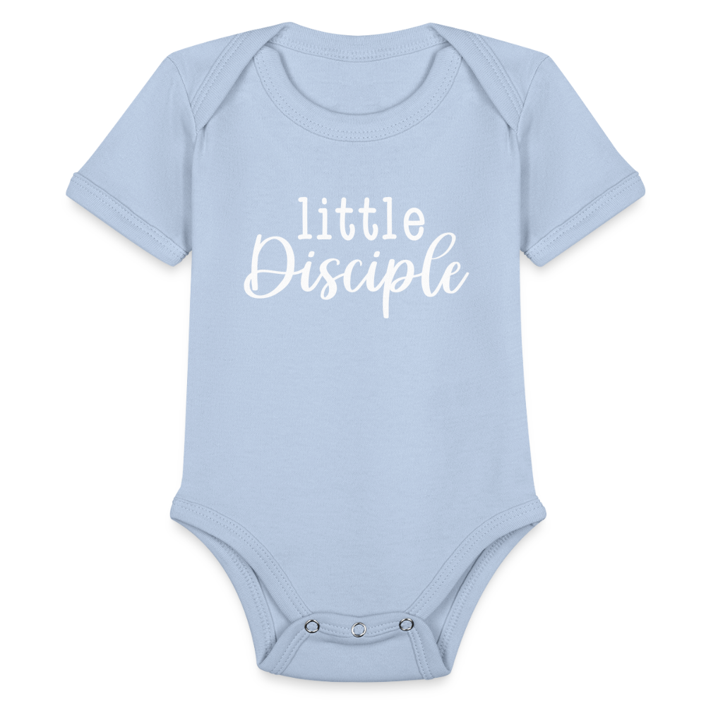 Little Disciple (Script) Baby Onesie Bodysuit - sky