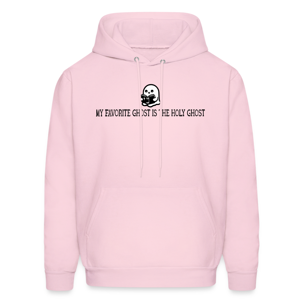 My Favorite Ghost is the Holy Ghost (Bible) Men's Hoodie - pale pink