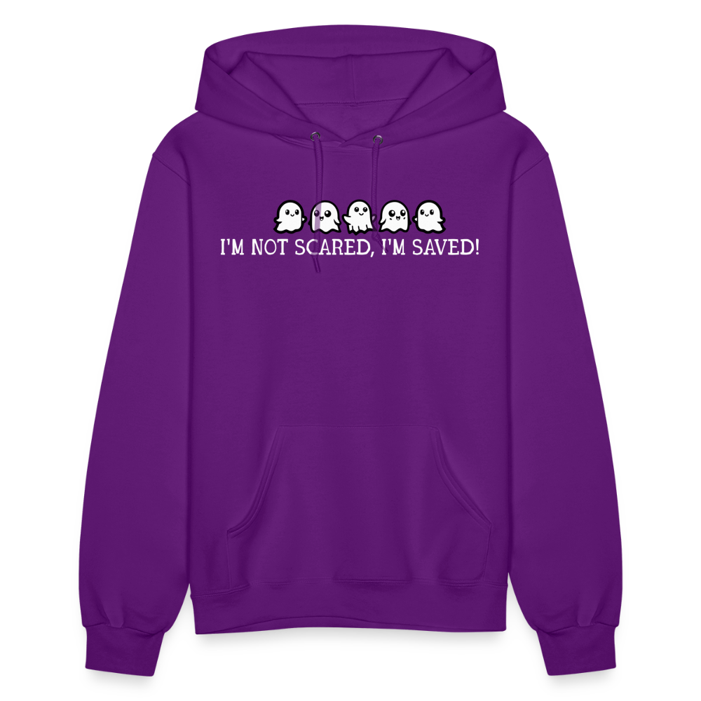 I'm Not Scared I'm Saved (W) Women's Hoodie - purple