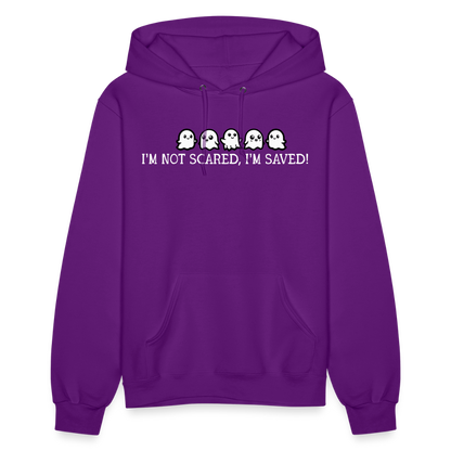 I'm Not Scared I'm Saved (W) Women's Hoodie - purple