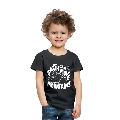 Faith Can Move Mountains (W) Toddler T-Shirt - black