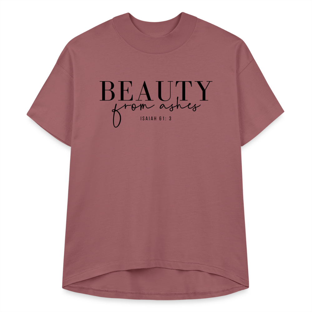 Beauty from Ashes Women's Hi Lo T-Shirt - dusty pink