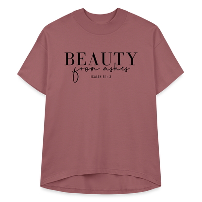 Beauty from Ashes Women's Hi Lo T-Shirt - dusty pink