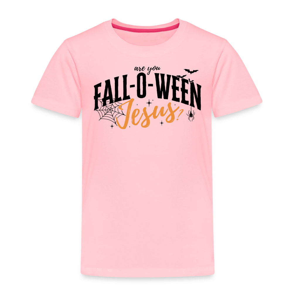 Are You Fall-O-Ween Jesus? Toddler T-Shirt - pink