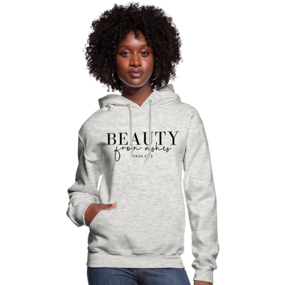 Beauty from Ashes Women's Hoodie - heather oatmeal