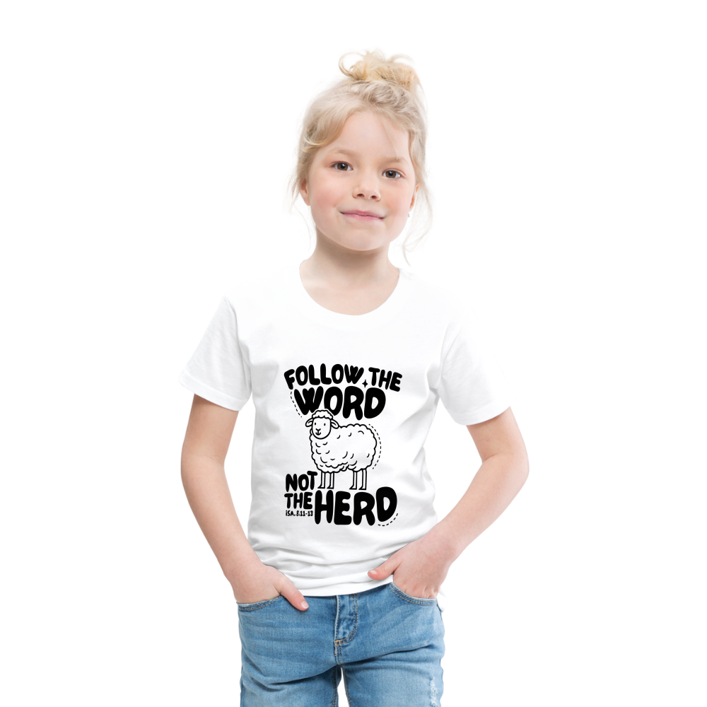 Follow the Word Toddler T-Shirt - white