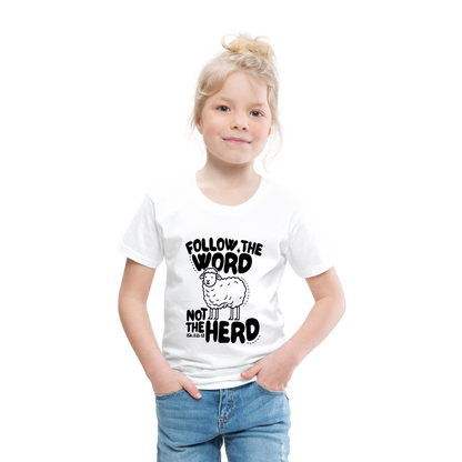 Follow the Word Toddler T-Shirt - white