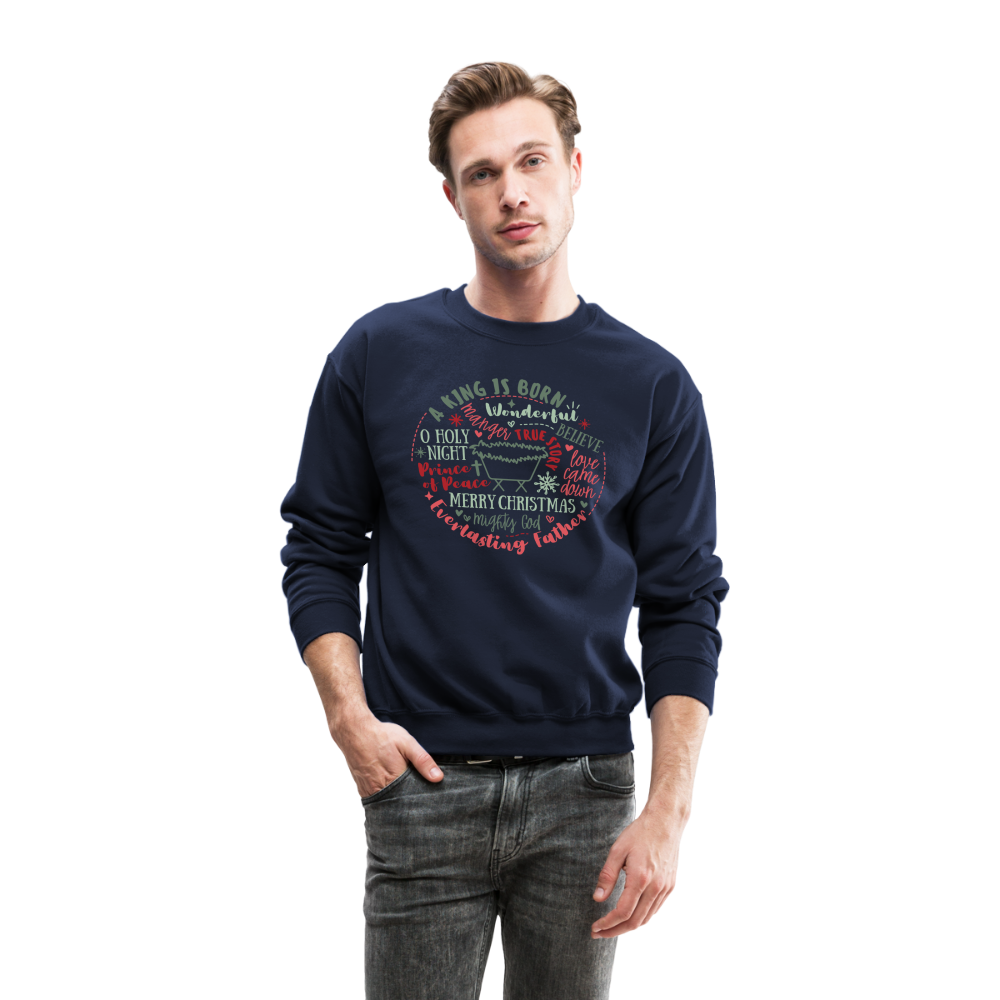 Manger Collage (RG) Men's Sweater - navy