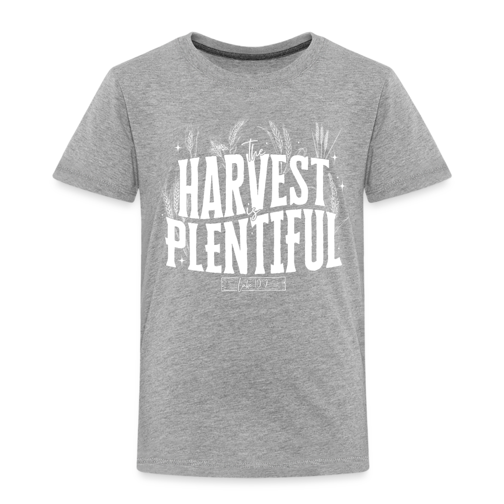 The Harvest is Plentiful (W) Toddler T-Shirt - heather gray